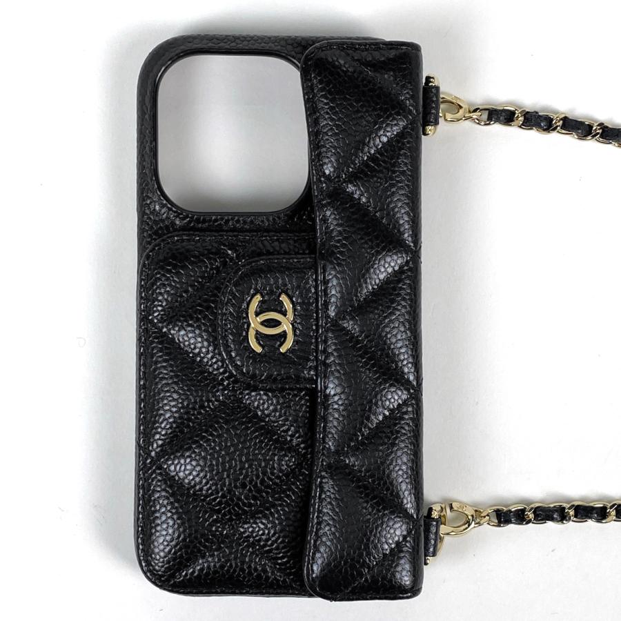 CHANEL（シャネル） ココマーク チェーン スマホケース iPhone