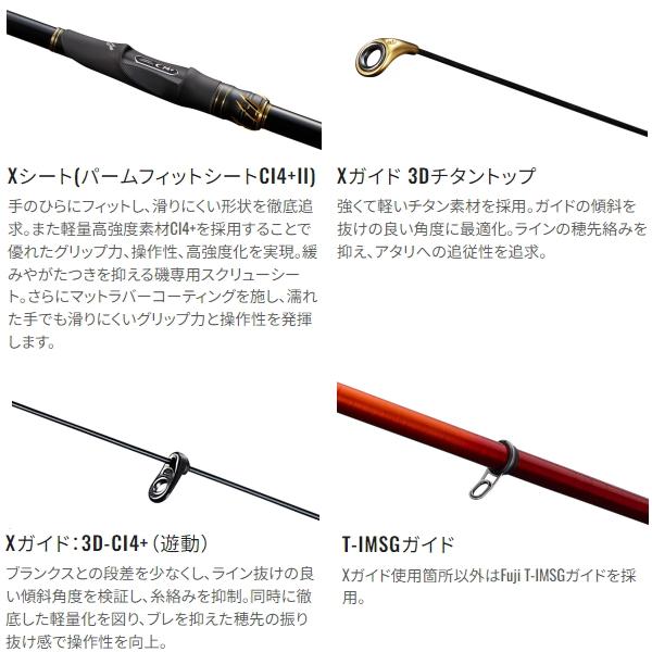 FIRE BLOOD シマノ [90] 24 ファイアブラッド グレ テンタクル 1.2-530