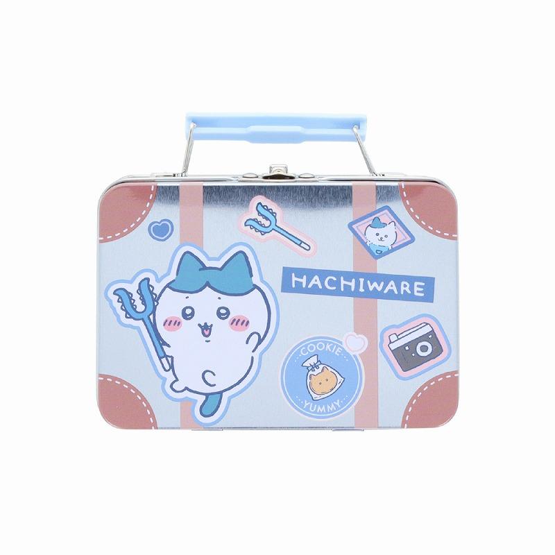 サンスター文具 ちいかわ（Chiikawa）[ハチワレ] トランク型缶入