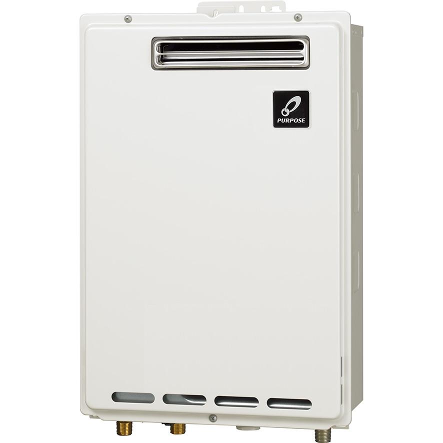 パーパス GS-2002W-1〔JT08〕 給湯器 20号 給湯専用 屋外壁掛形 PS標準