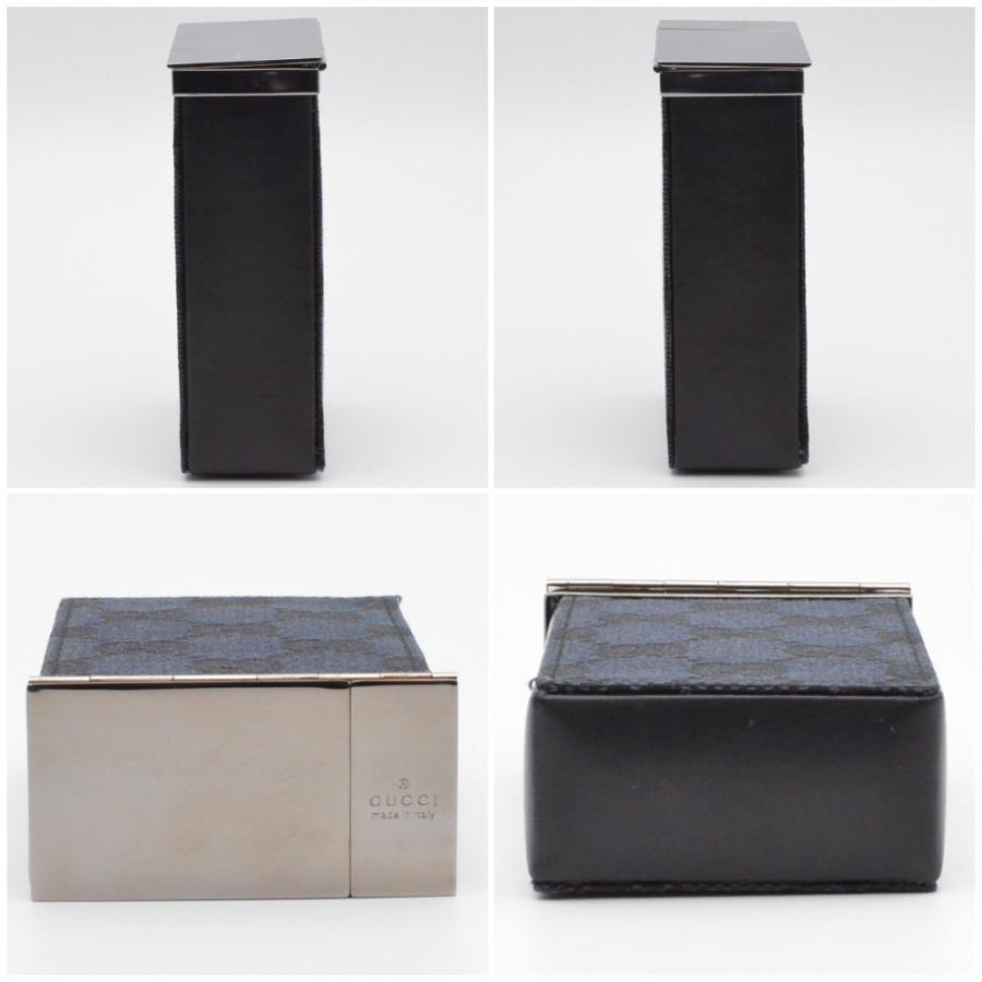 GUCCI（グッチ） 123033 シガレットケース ブラック系 GGキャンバス
