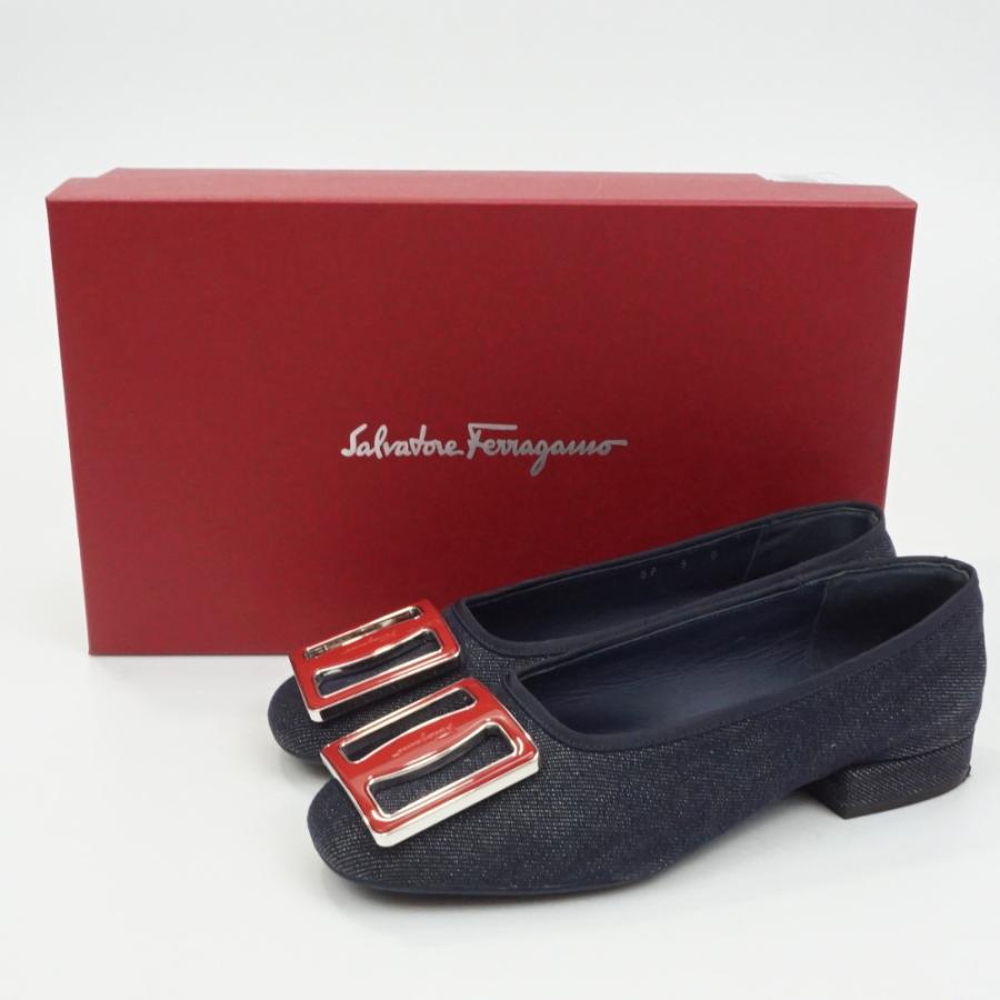 FERRAGAMO（フェラガモ） ERRAGAMO MYRNA DENI パンプス デニム