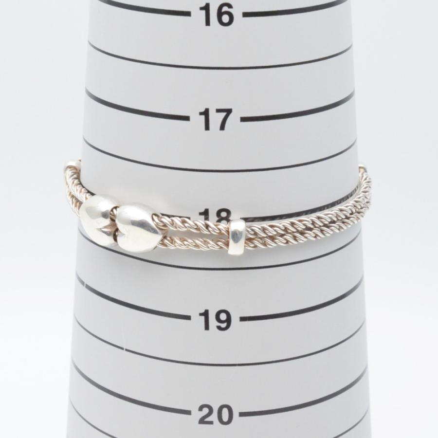 TIFFANY&Co.（ティファニー） ダブルロープ ハートブレス SV925
