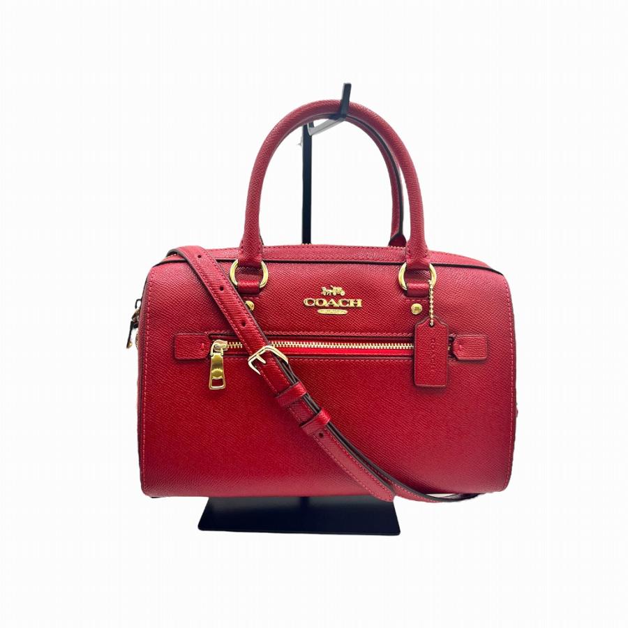 COACH（コーチ） F79946 2WAY ショルダーバッグ 赤 ハンドバッグ