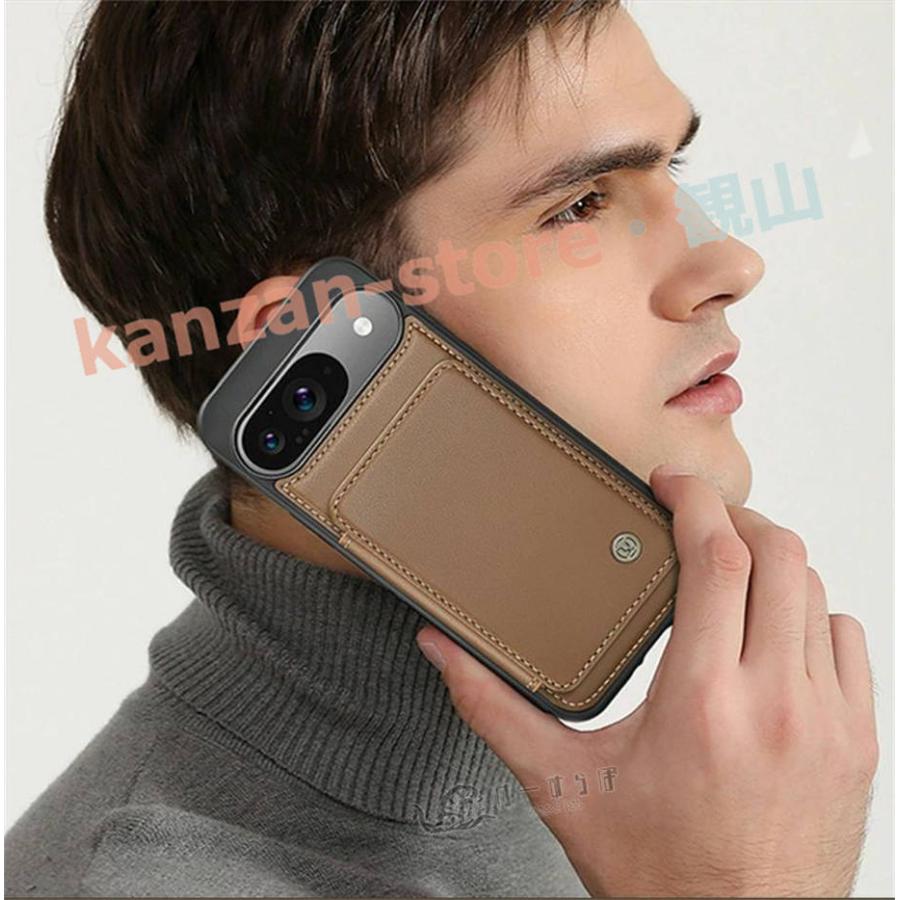 2in1 分離式 磁吸式カードケース付き Google Pixel 9a ケース MagSafe