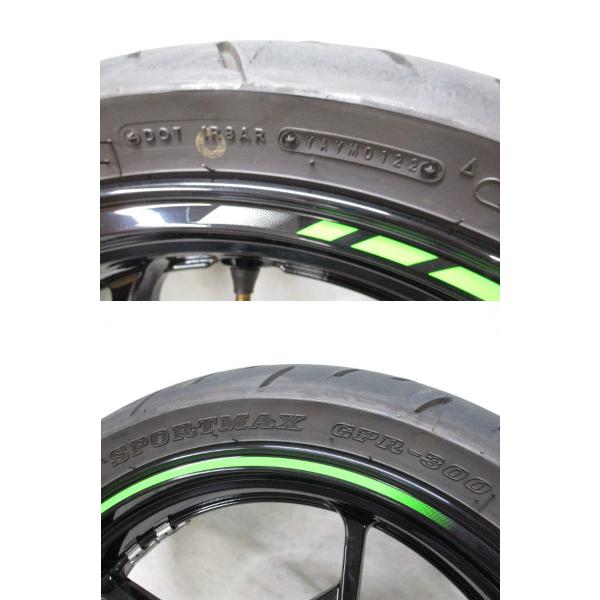 4☆NINJA400用リアホイール304 純正.めくれ無.'18年以降.EX400G
