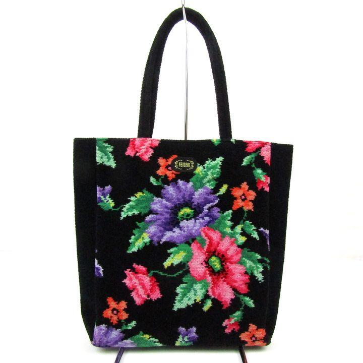 feiler（フェイラー） トートバッグ 花柄 シェニール織 鞄 ブランド