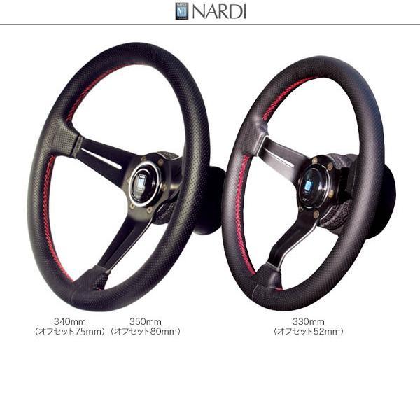 NARDI ナルディ N754 スウェード&BKスポーク ディープコーン RDクロス