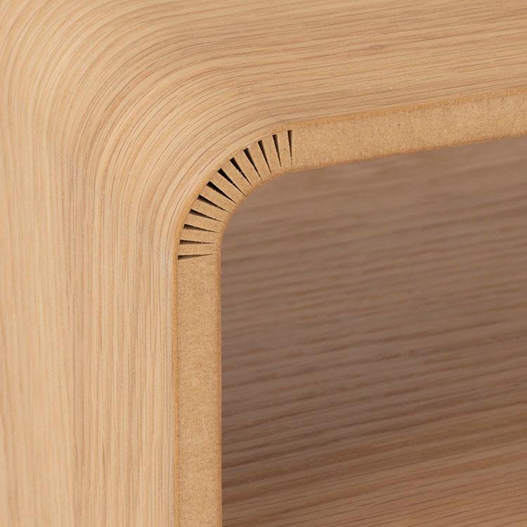 KEYUCA（ケユカ） サイドテーブル 日本製 2way コの字 木製 おしゃれ