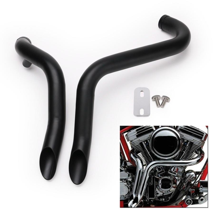 ハーレー ソフテイル ワイパイプマフラー エボ tc88 tc96 ツインカム