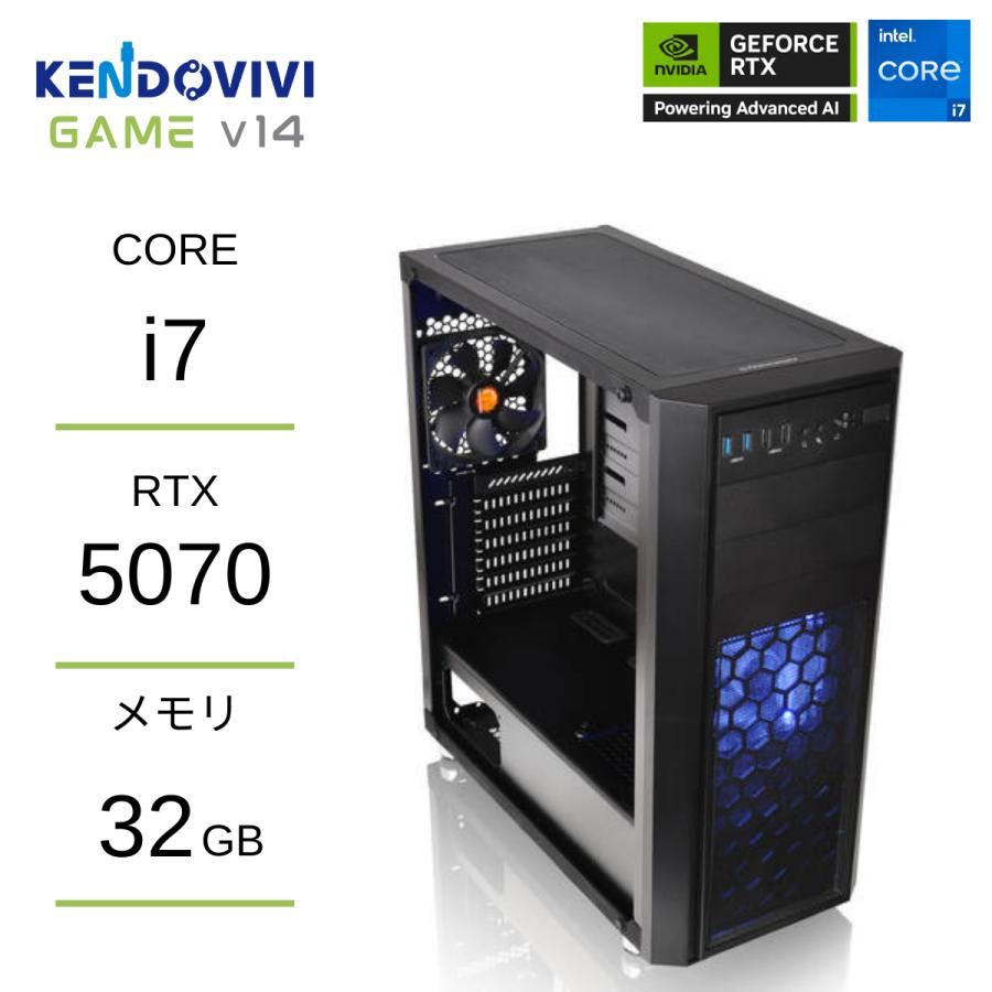 インテル（intel） intel 14世代CPU ゲーミングPC RTX5070 core i7