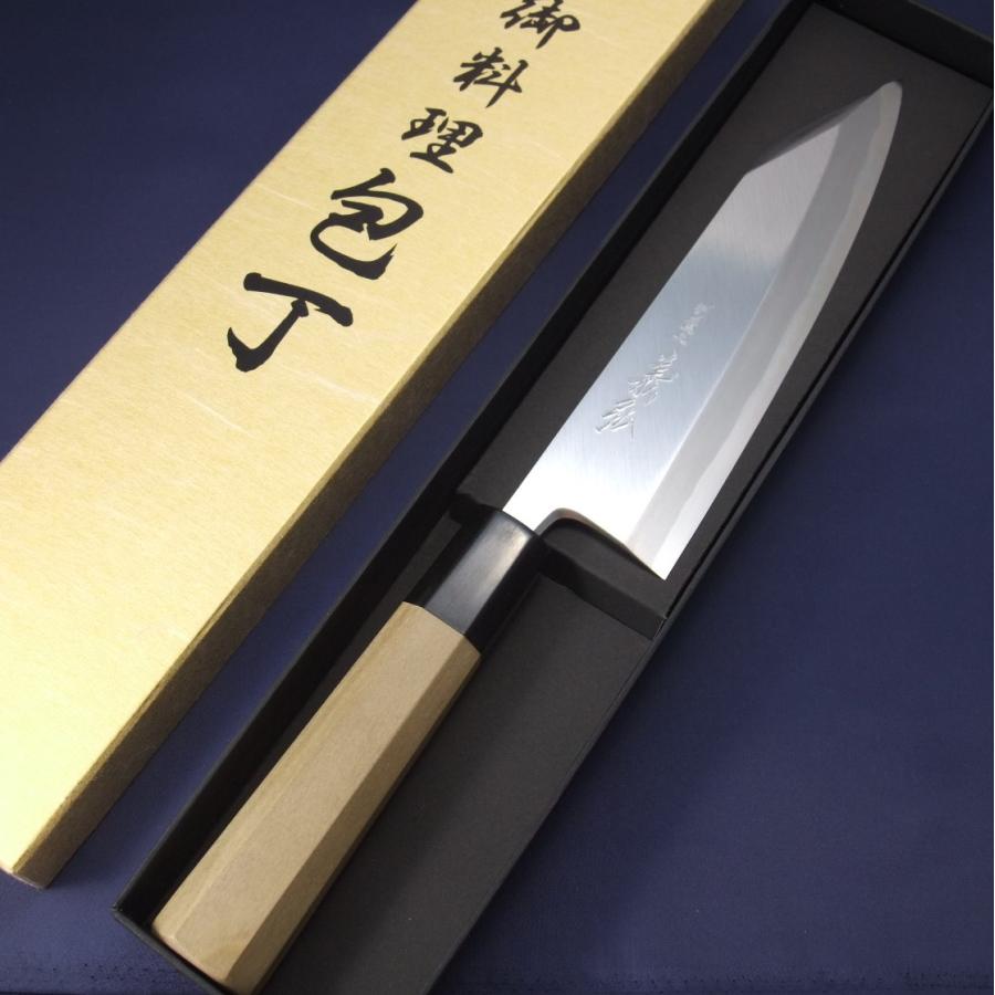 白ニ鋼 特製万能和包丁 180㎜ 6寸 白ニ鋼 特製万能 【