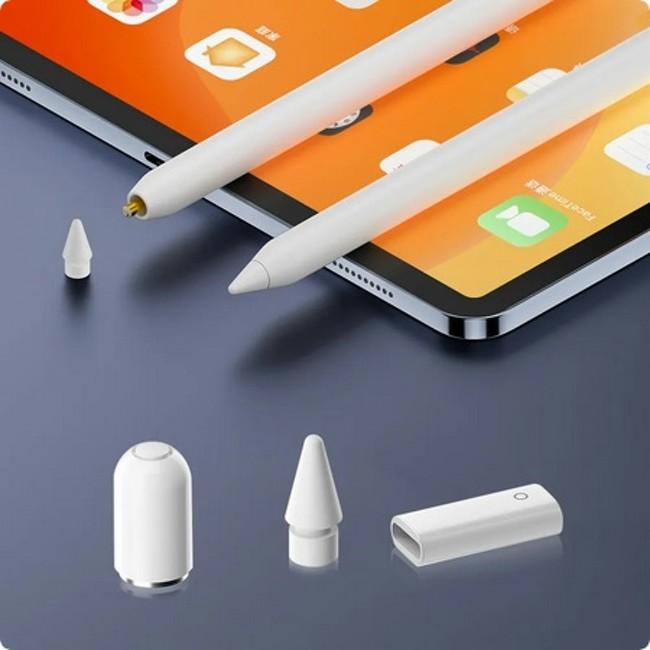 Apple Pencil 第一世代用 ペン先 チップ キャップ 充電アダプタ (お得