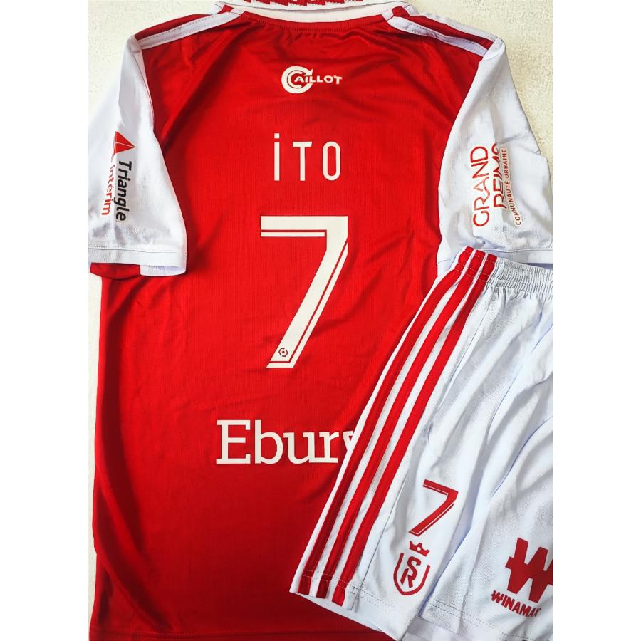 伊東純也 ユニフォーム ！サイズ間で胸と腰のプリントの変更あります