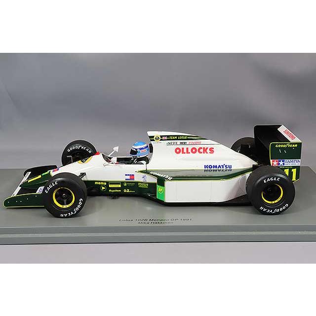 スパーク 1/18 ロータス 102B 1991 モナコGP #11 M.ハッキネン