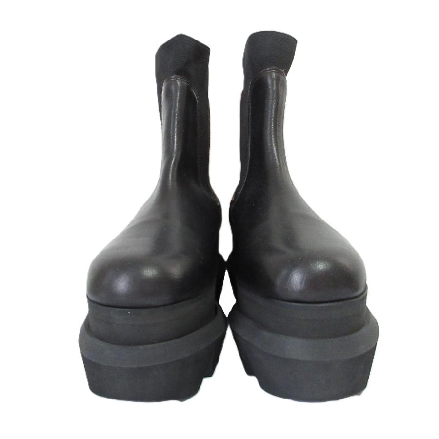 sacai（サカイ） 新品同様 レザー プラットフォーム サイドゴア