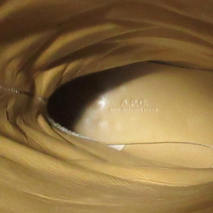 A.P.C.（アーペーセー） 良品 レザーロングブーツ 39 24.5cm ブラウン