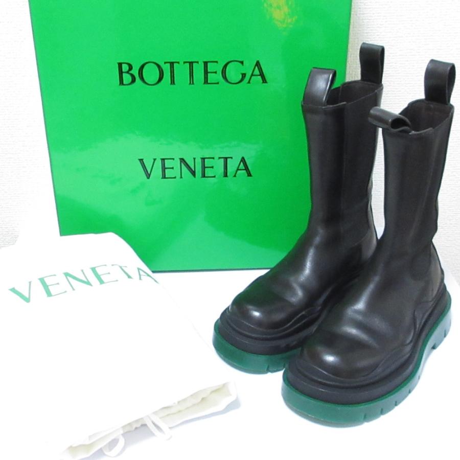 美品 BOTTEGA VENETA ボッテガヴェネタ ミリタリーカーフ ボリューム