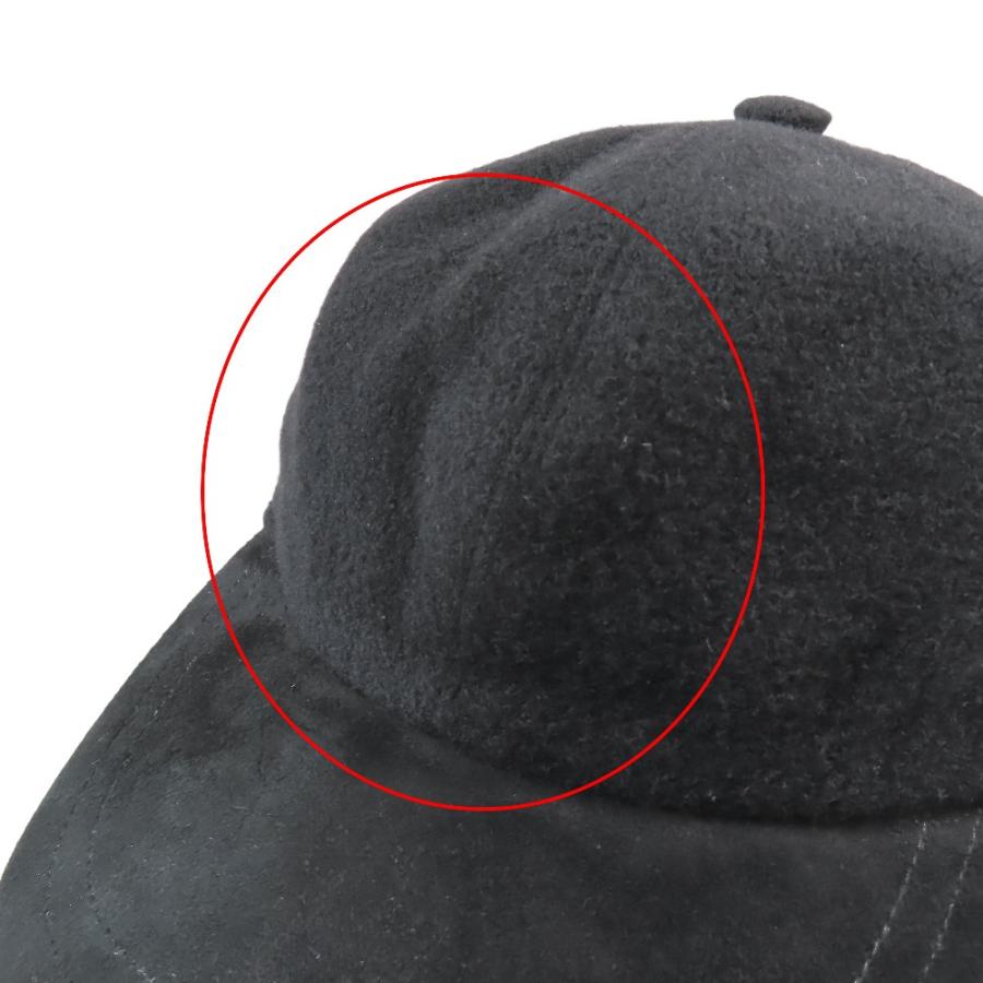 Berluti（ベルルッティ） 良品 カシミヤ100％ キャップ レザー