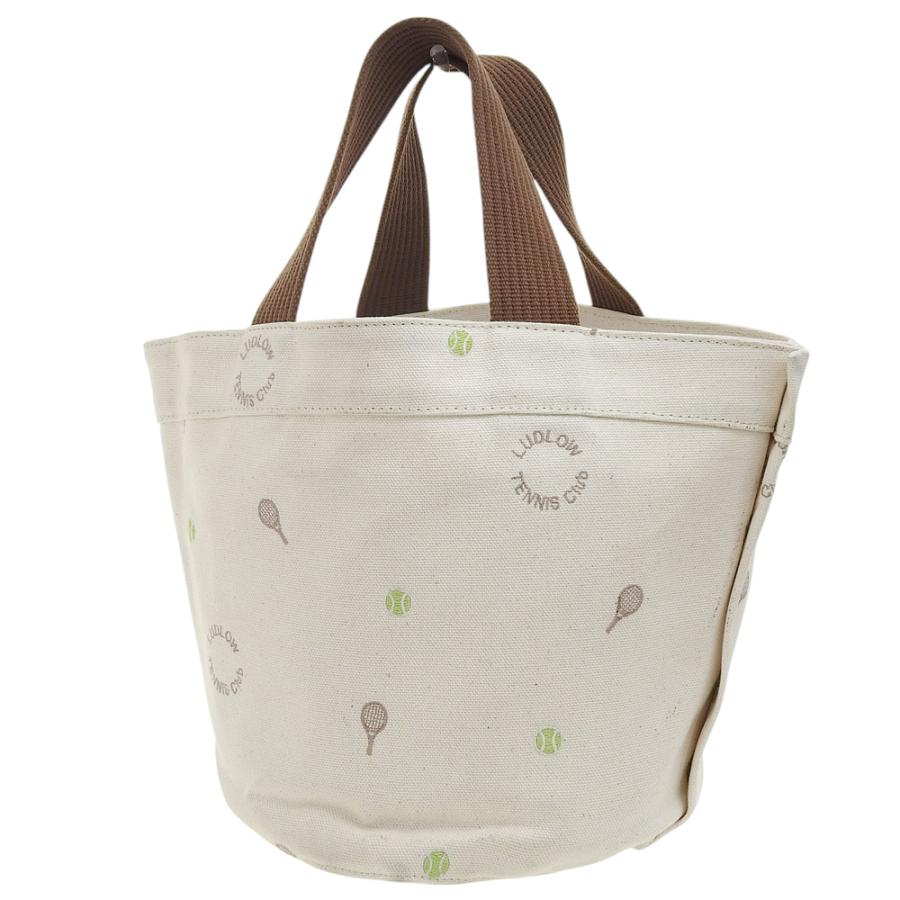 LUDLOW（ラドロー） 美品 テニスクラブ キャンバス トートバッグ S