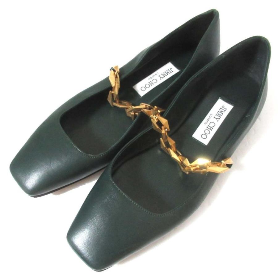 JIMMY CHOO（ジミーチュウ） 美品 23AW JIMMY CHOO Diamond Tilda Flat