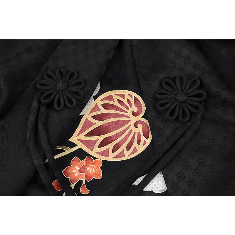 絵羽コート 道中着 秀美 十日町友禅 手書き友禅 紋紗 塵除け 正絹