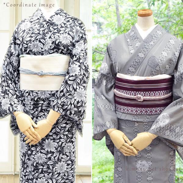 帯 夏帯 八寸 名古屋帯【紗 ポリエステル 献上柄 八寸名古屋帯】仕立て