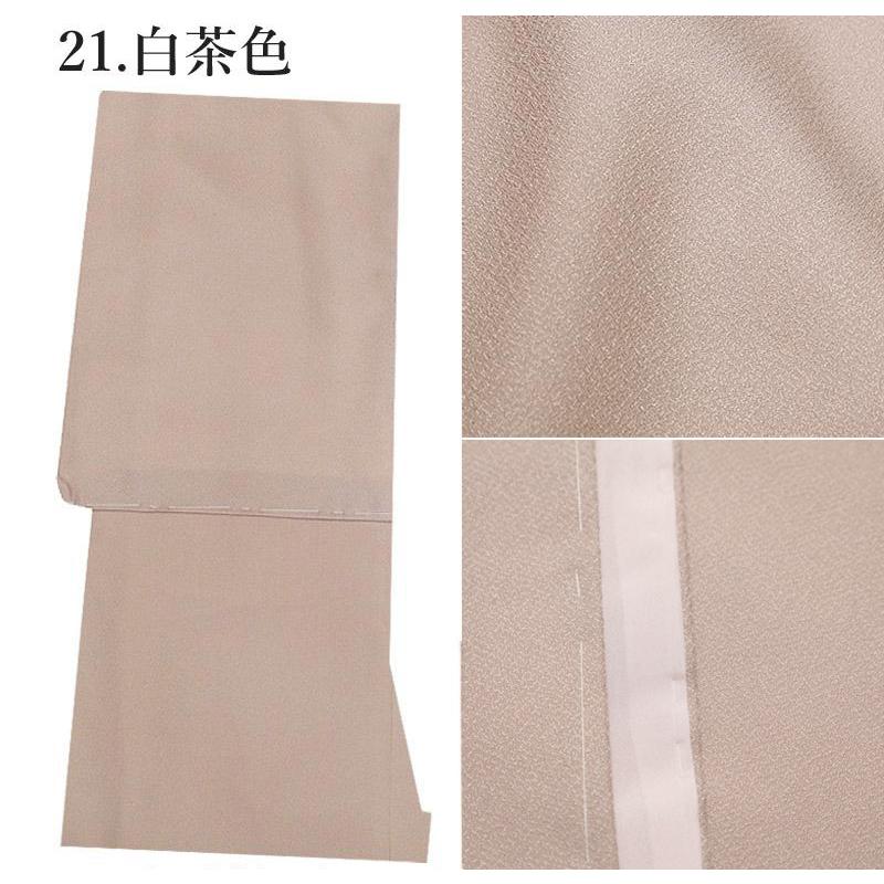 洗える着物 色無地 袷 卒業式 教師 M入学式 MLサイズ 紋入れ 家紋