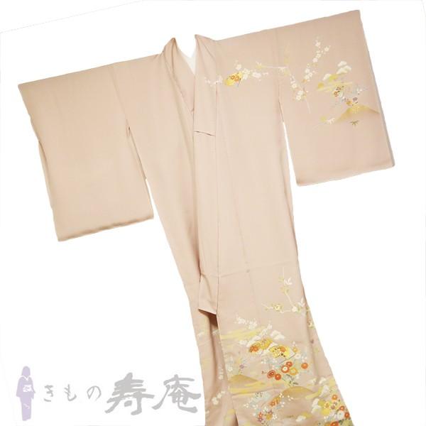 着物 特選訪問着 古典京友禅訪問着 卒業式 入学式 御所解に扇面文様