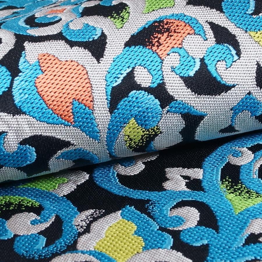 袋帯 龍村美術織物 新品 仕立て上がり品 特選 透錦文 六通 黒色 帯