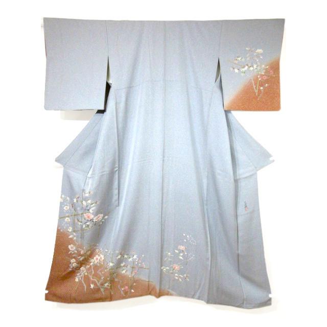 作家もの 与四昭(よしあき) 落款あり 付け下げ 訪問着 結婚式 入学式