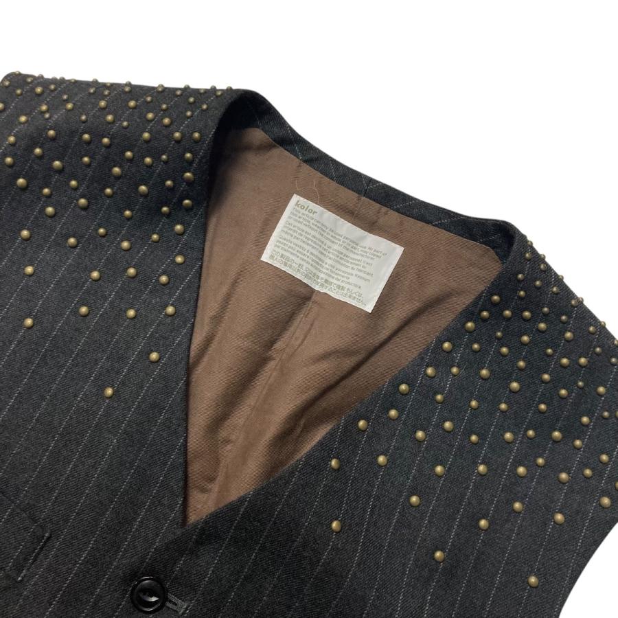 Color（カラー） KOLOR スタッズベスト 24WCM-V02112 ネイビー サイズ