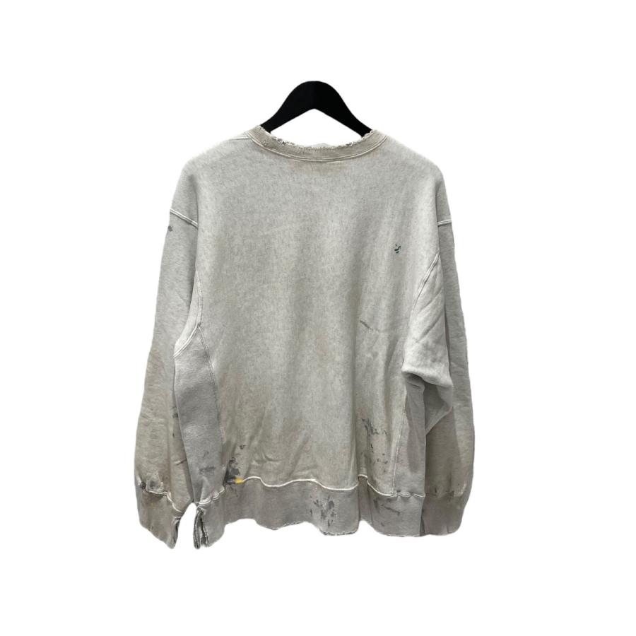 値下げ】ANCELLM 23AW HAND PAINTING SWEAT SHIRT クルーネック