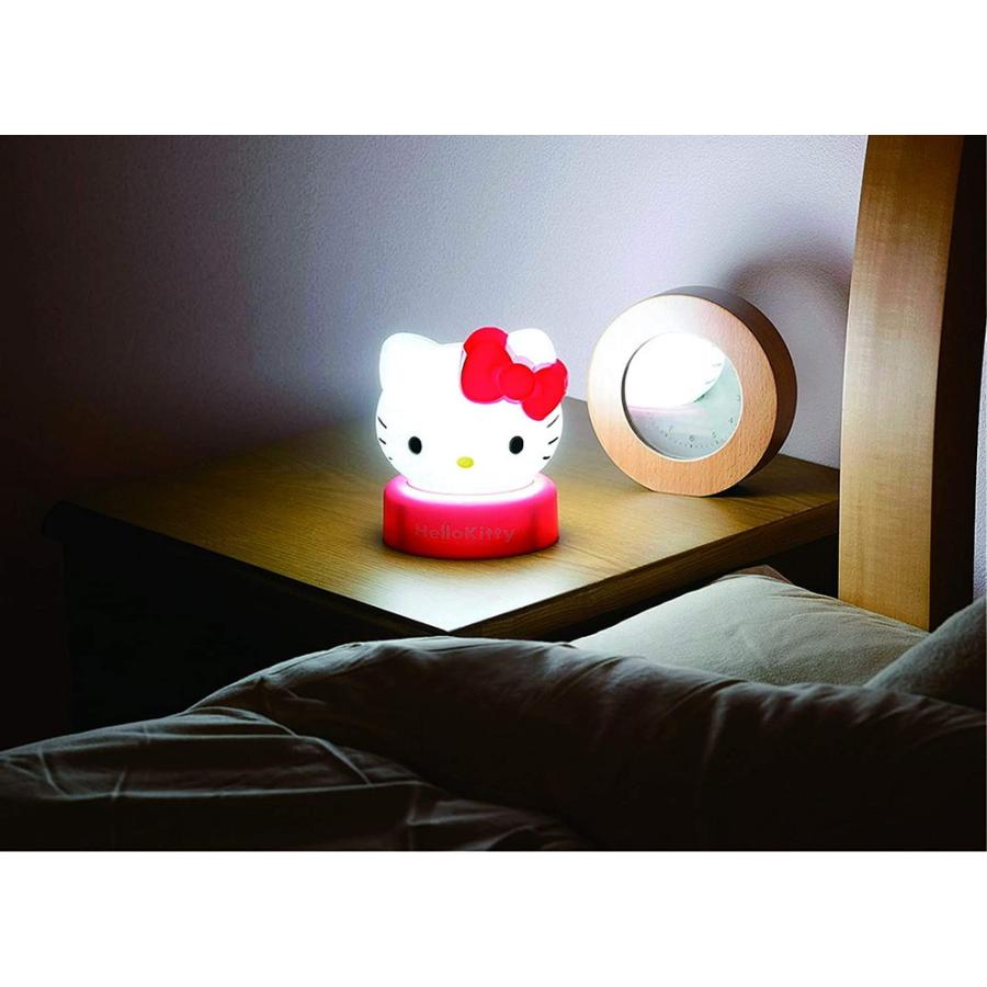カクセー ハローキティ センサーライト ホワイト 卓上LEDライト KTL-02