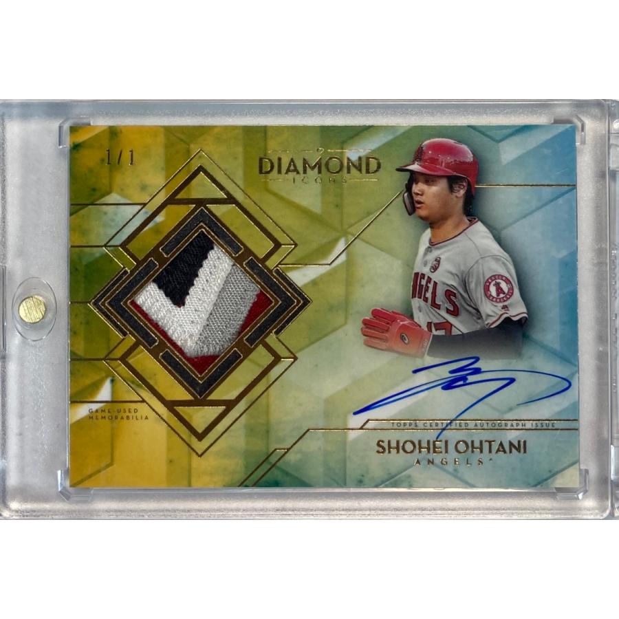 超レア!1/1枚限定】大谷翔平直書きサイン実使用4色パッチ 2020 Topps