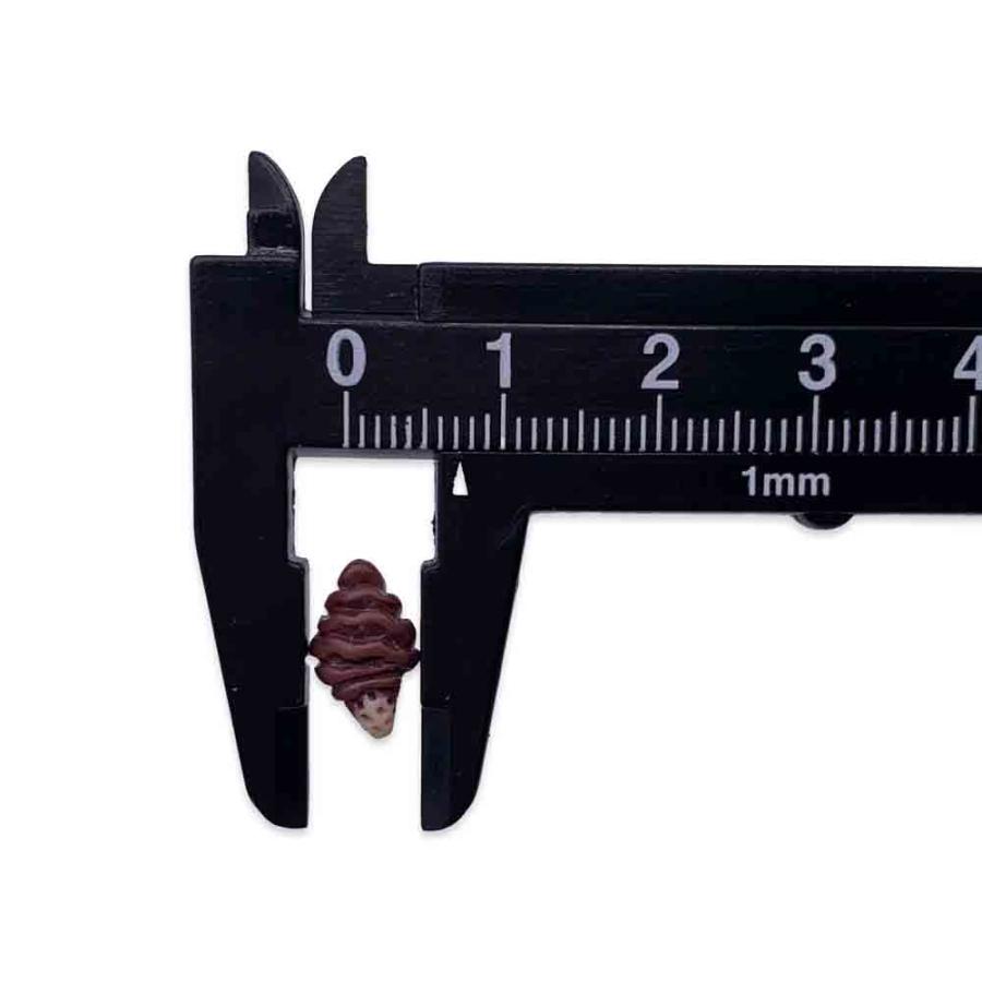 ネイルパーツ スイーツ アイス 12mm 蓄光 ミックス 100個 ソフト