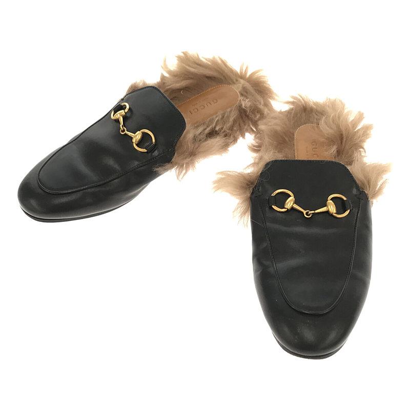 GUCCI（グッチ） | プリンスタウン ホースビット ファー ミュール