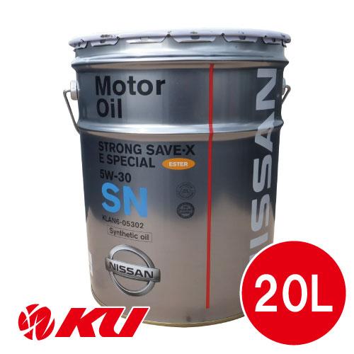 日産（NISSAN） 純正 ストロング セーブ・X Eスペシャル 5W-30 20L×1缶