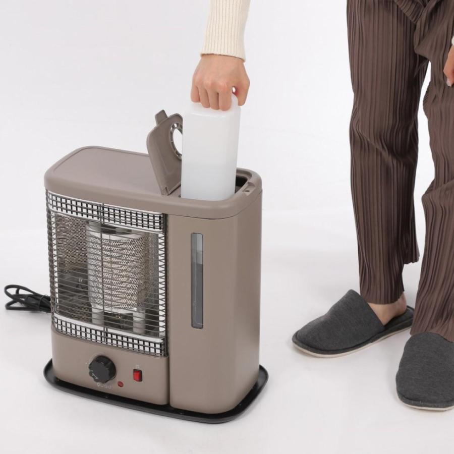 QUADS（クワッズ） スチーム加湿機能付電気ストーブ ウォームス 株式