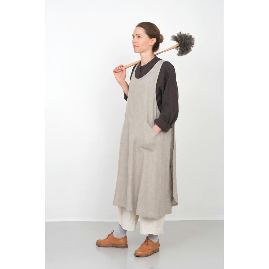 fog linen work（フォグリネンワーク） リネン オーバーエプロン 麻