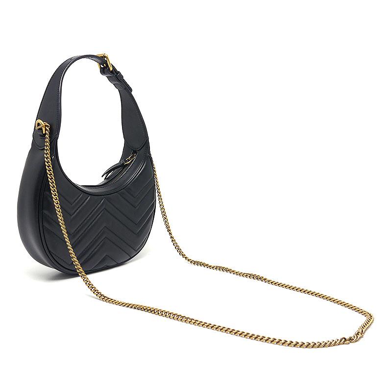 GUCCI（グッチ） ハーフムーンシェイプ ミニバッグ 699514 DTDHT 1000