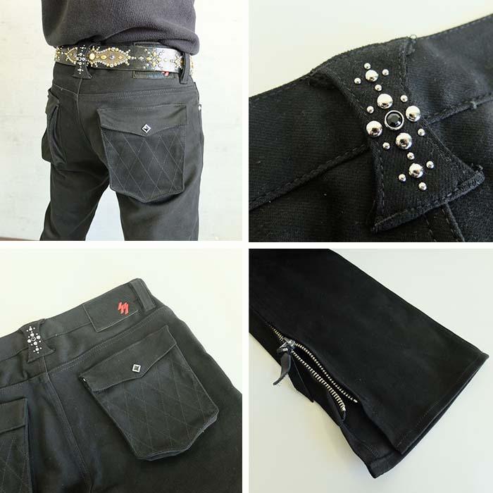 SKULL FLIGHT（スカルフライト） SS PANTSType2 キルティングポケット