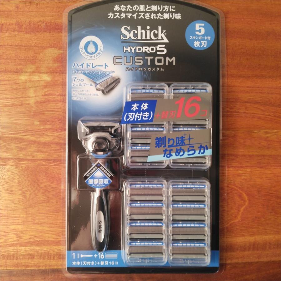 シック ハイドロ5カスタム 本体(刃付き)+替え刃16個セット メール便