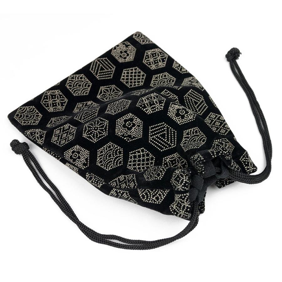 KYOETSU（京越） (メンズ 巾着 12-13) メール便{P24} 印伝調 粋な和柄