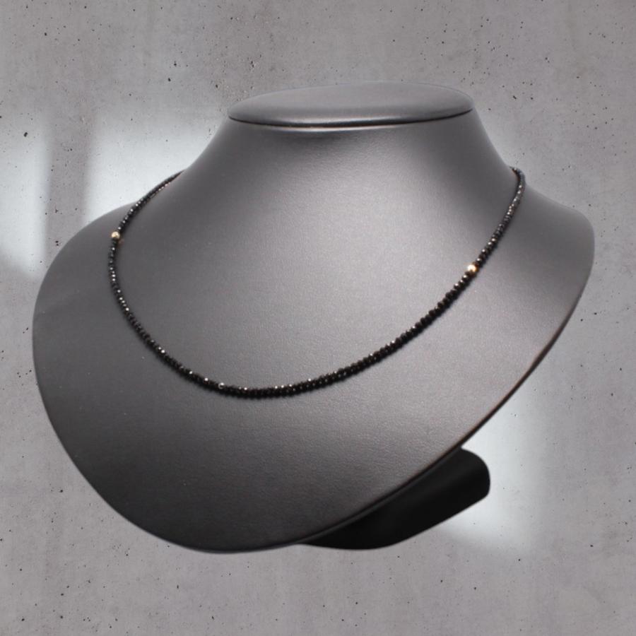 コンビネーションが最高 K18 18金 ビーズ カットオニキス ヘマタイト