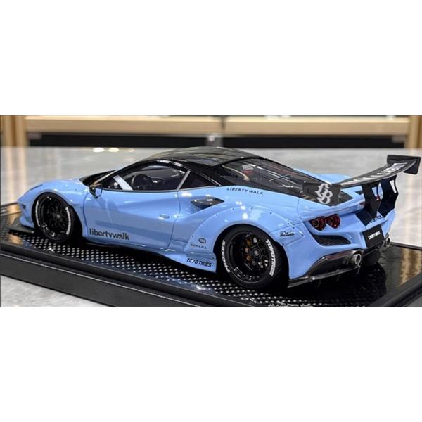ミニカー 1/18 フェラーリ ミニカー フェラーリ F8 ブルー色 VIP Scale