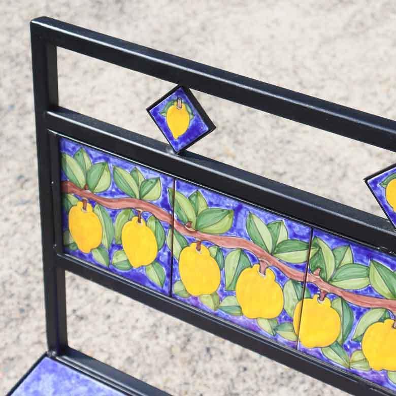 イタリア ベンチ レモン アイアン NINO PARRUCA ガーデンベンチ