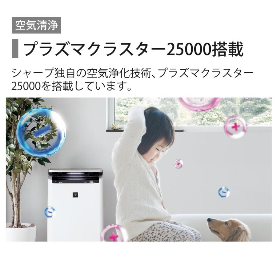 SHARP（シャープ） 空気清浄機 加湿器 KI-TS50-H グレー 〜13畳 最大