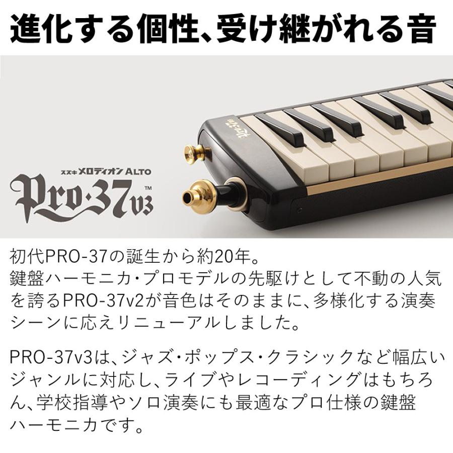 アイオン スズキ 鍵盤ハーモニカ メロディオン アルト PRO-37v3 専用