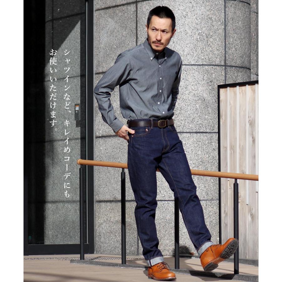 児島ジーンズ 公式通販 15oz セルビッチ スリム デニム ジップフライ